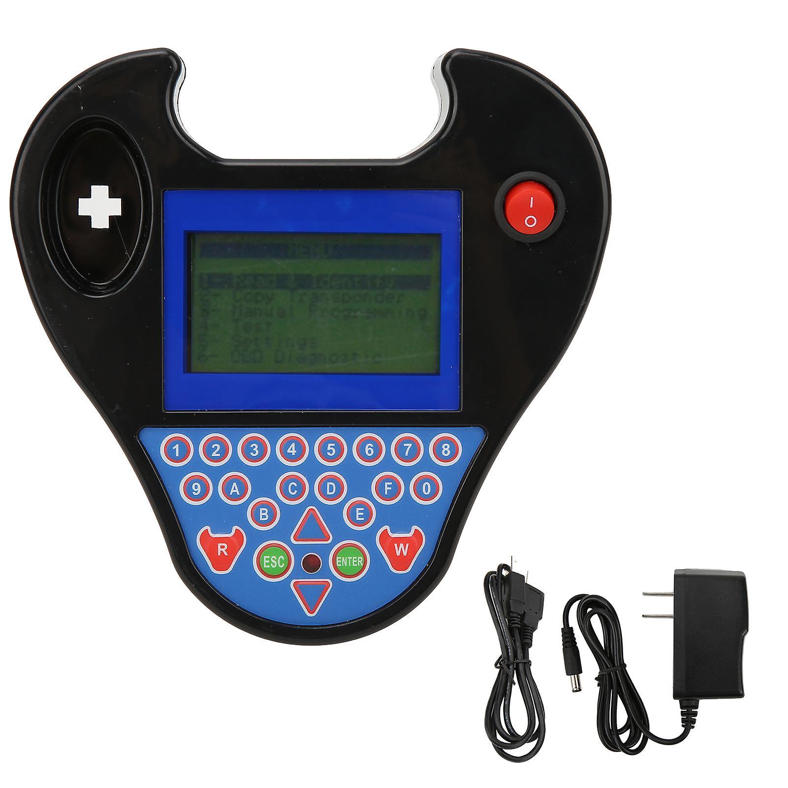 Transponder Cloning Car Key Programmer Tool - US Plug 100-240V, No Tokens Required