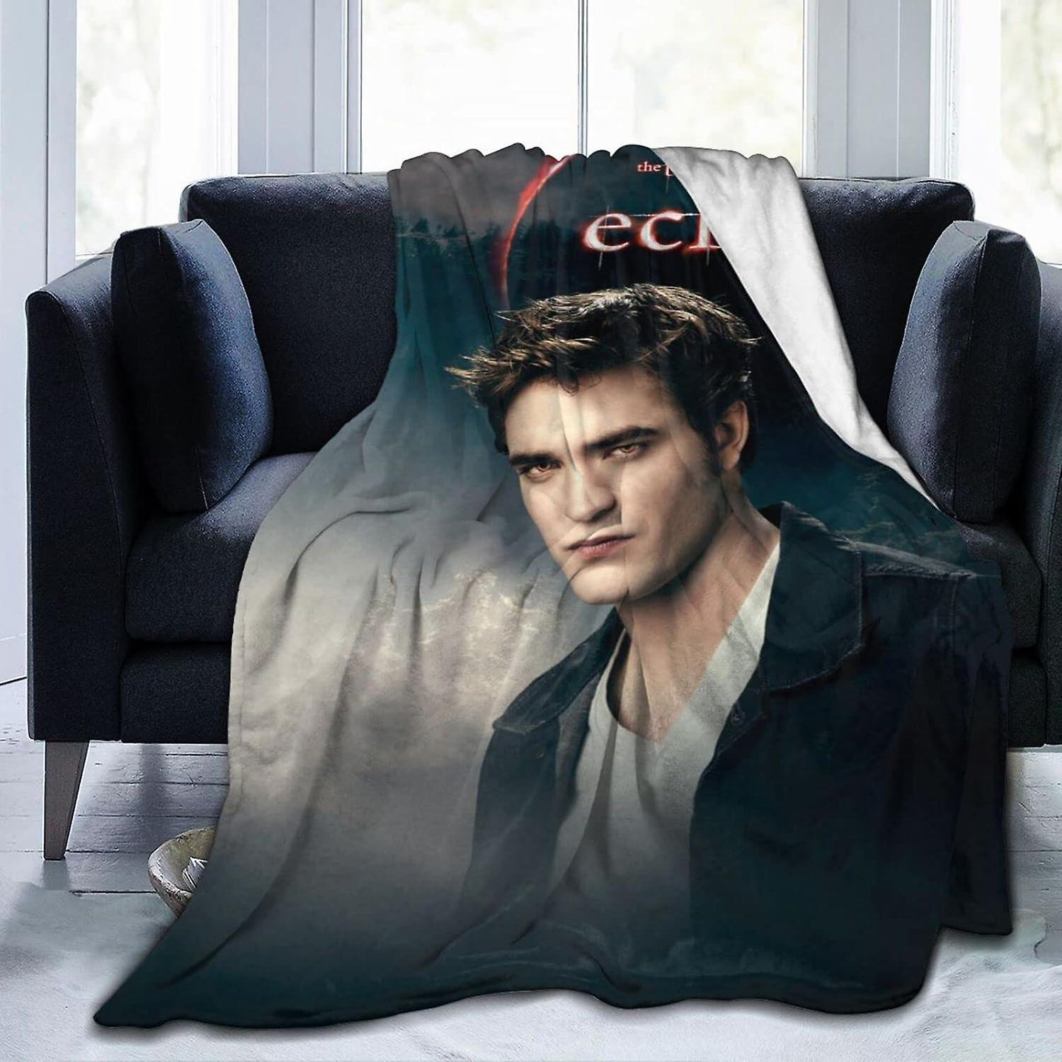 Kerota Robert Edward Pattinson Flannel Blanket Bedding Fleece Blanket Soft Thow Blankets Air Conditioning Blanket For Sofa Couch Living Room ABD312...