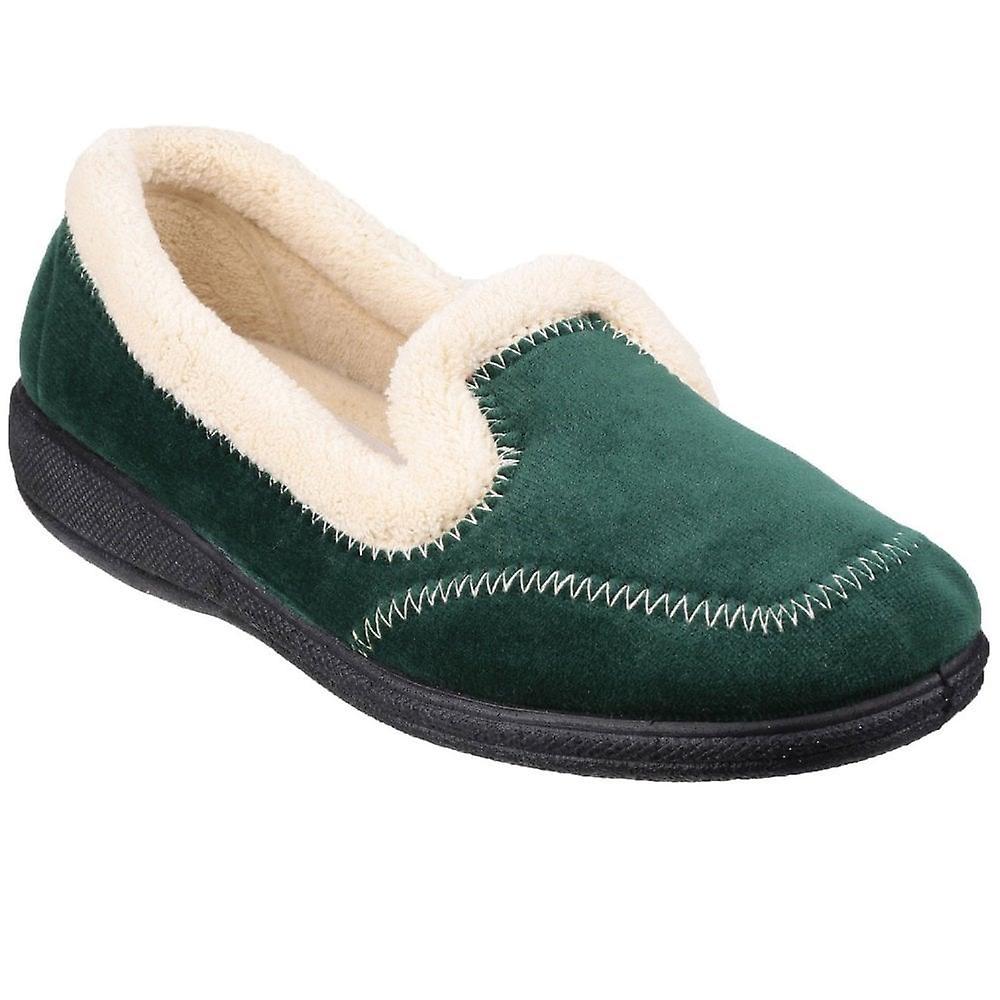 Mirak Maier Womens Slippers Dark Green Uk 8