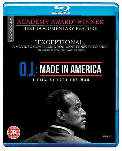 O.J. Made in America DVD (2017) Ezra Edelman cert 15 2 discs NEW - Region 2