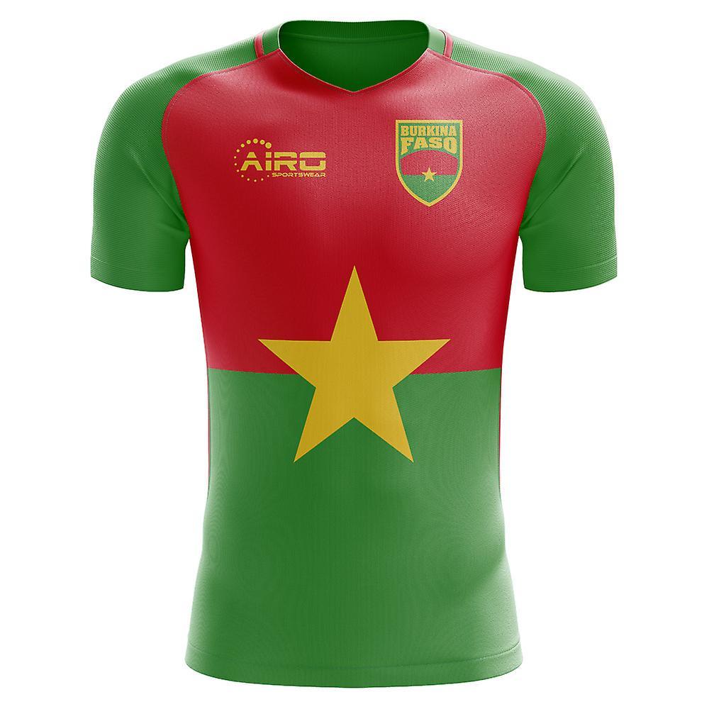 Airo Sportswear 2024-2025 Burkina Faso Home Concept Football Shirt (Kids) Red LB 30-32 inch Chest (75/81cm)