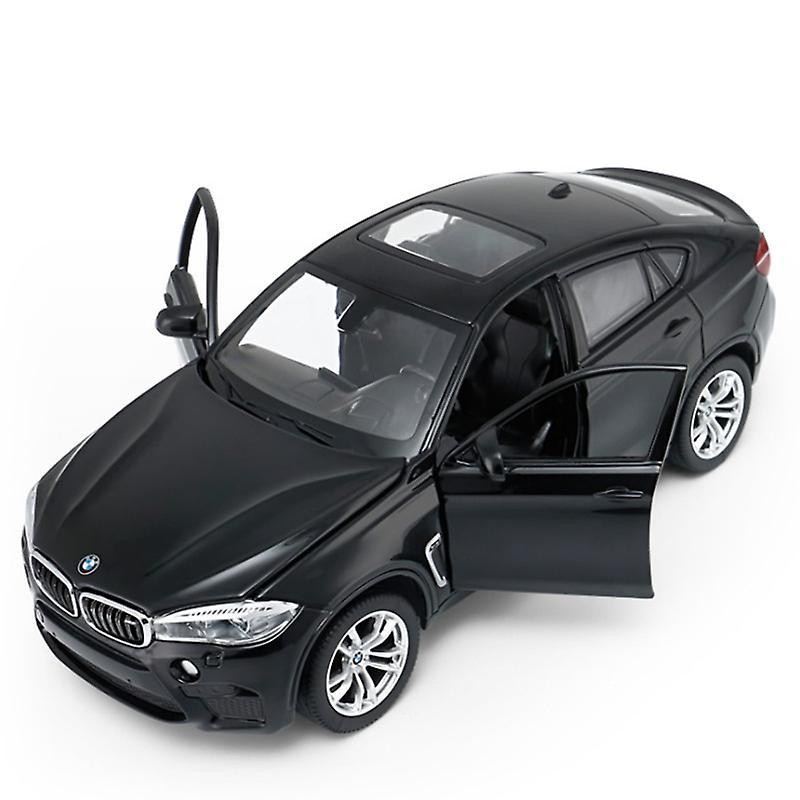 1/24 Bmw X6 X6m Coupe Alloy Sports Car Model Diecast Metal Toy Vehicles Car Model  Collection Childrens Toys Gift Toy Cars Black