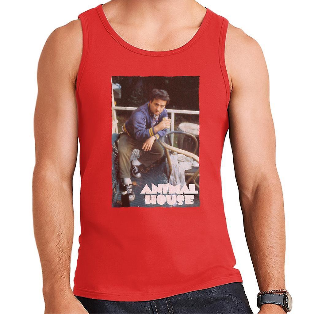 Animal House John Bluto Blutarsky Drinking Men's Vest Red XX-Large