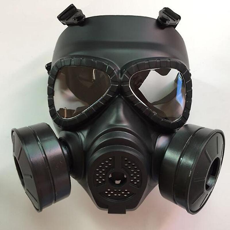 Tiuyii Respirator Tactical Black Gas Mask Military Style Face Protective Mask outdoor