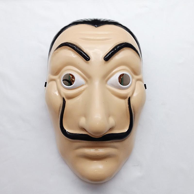 Vicbuy Salvador Dali Mascara Money Heist La Casa De Papel Face Mask Cosplay Long Face