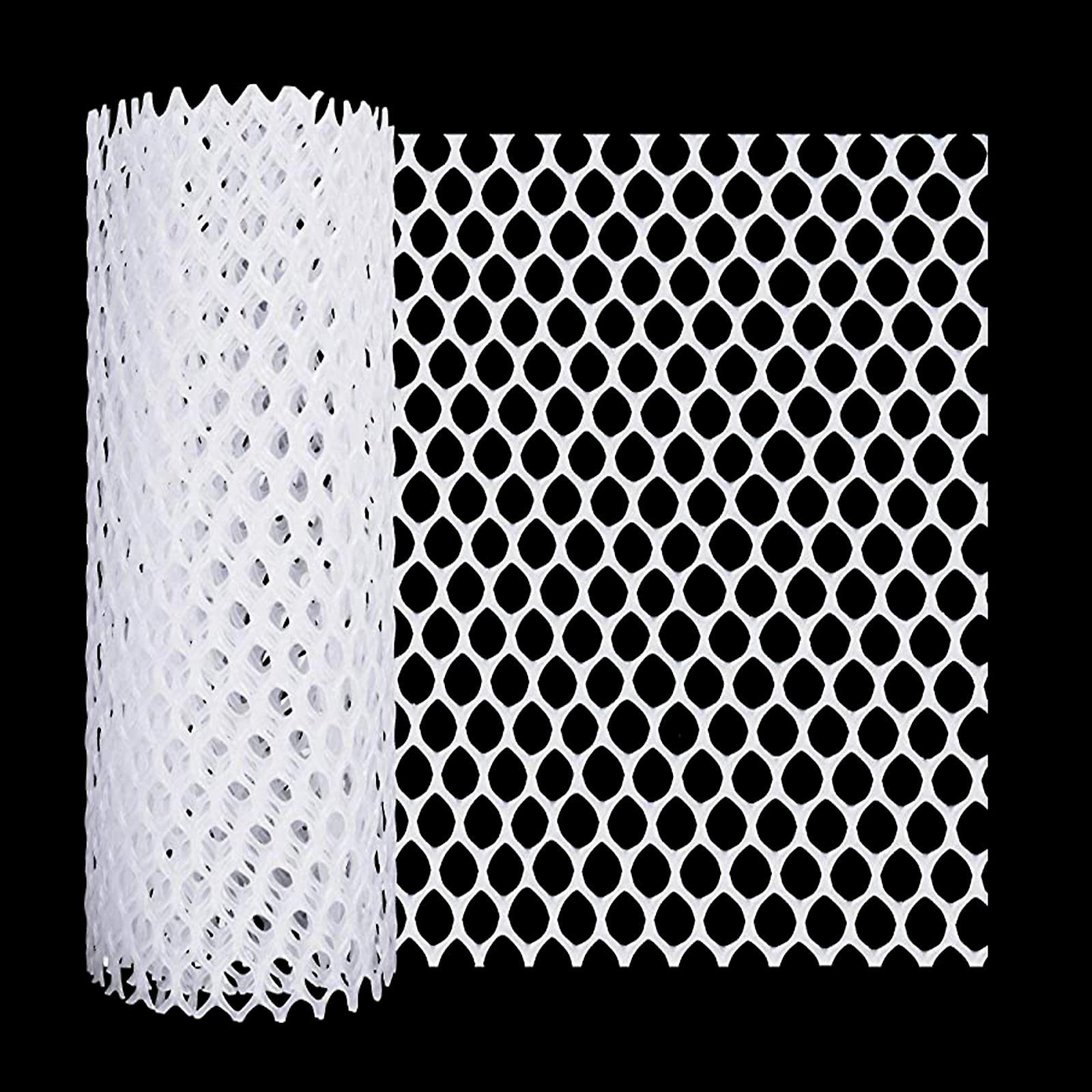 unbrand Plastic Garden Fencing Net Rabbit Fence Crafts Outdoor Chicken Breeding White