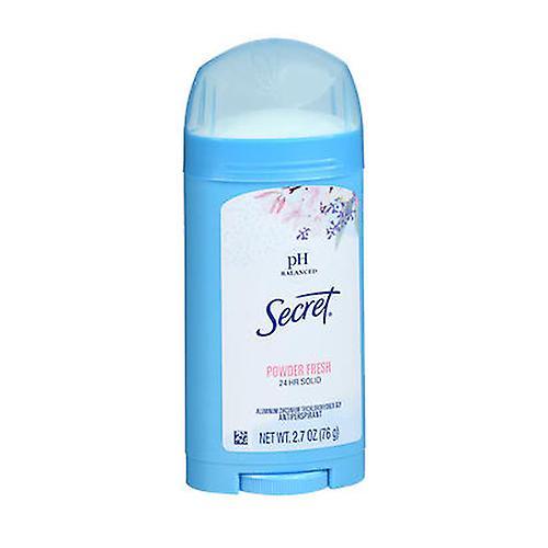 Secret  Anti-Perspirant Deodorant Wide Solid, Powder Fresh 2.7 oz (Pack of 1)