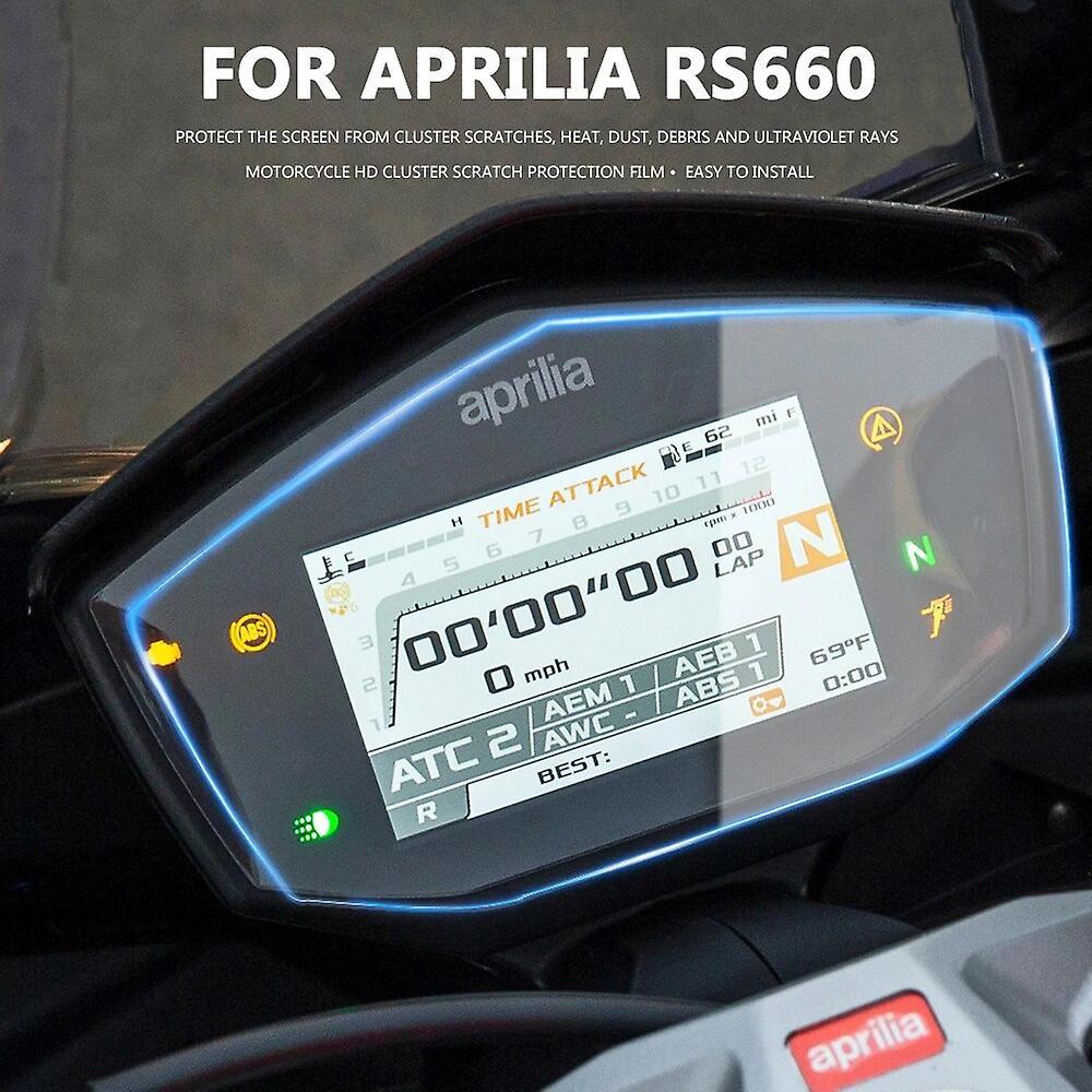 Eccpp For Aprilia Rs660 Rs 660 2020 2021 Motorcycle Scratch Cluster Screen Dashboard Protection Instrument Film 1 set