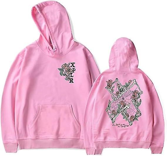 Jnnjv Xplr Grave Hoodies Women Men Long Sleeve Casual Sweatshirt Fashion Clothes pink M