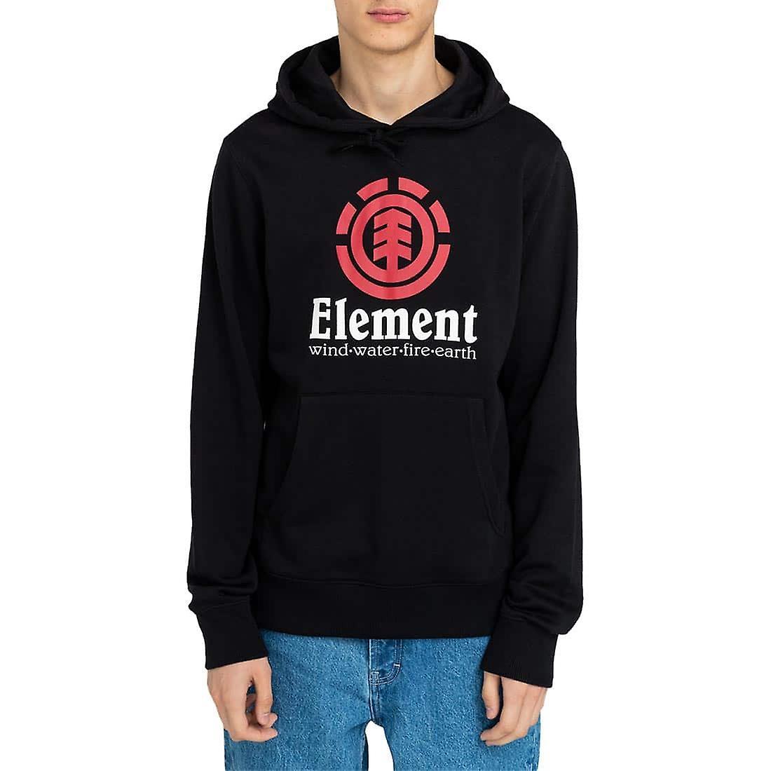 Element Vertical Pullover Hoodie - Flint Black (HO23) M