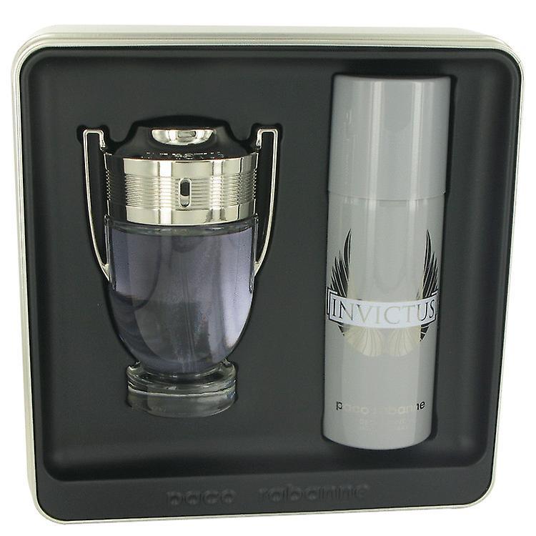 Paco Rabanne Invictus Gift Set 100ml EDT + 150ml Deodorant Spray