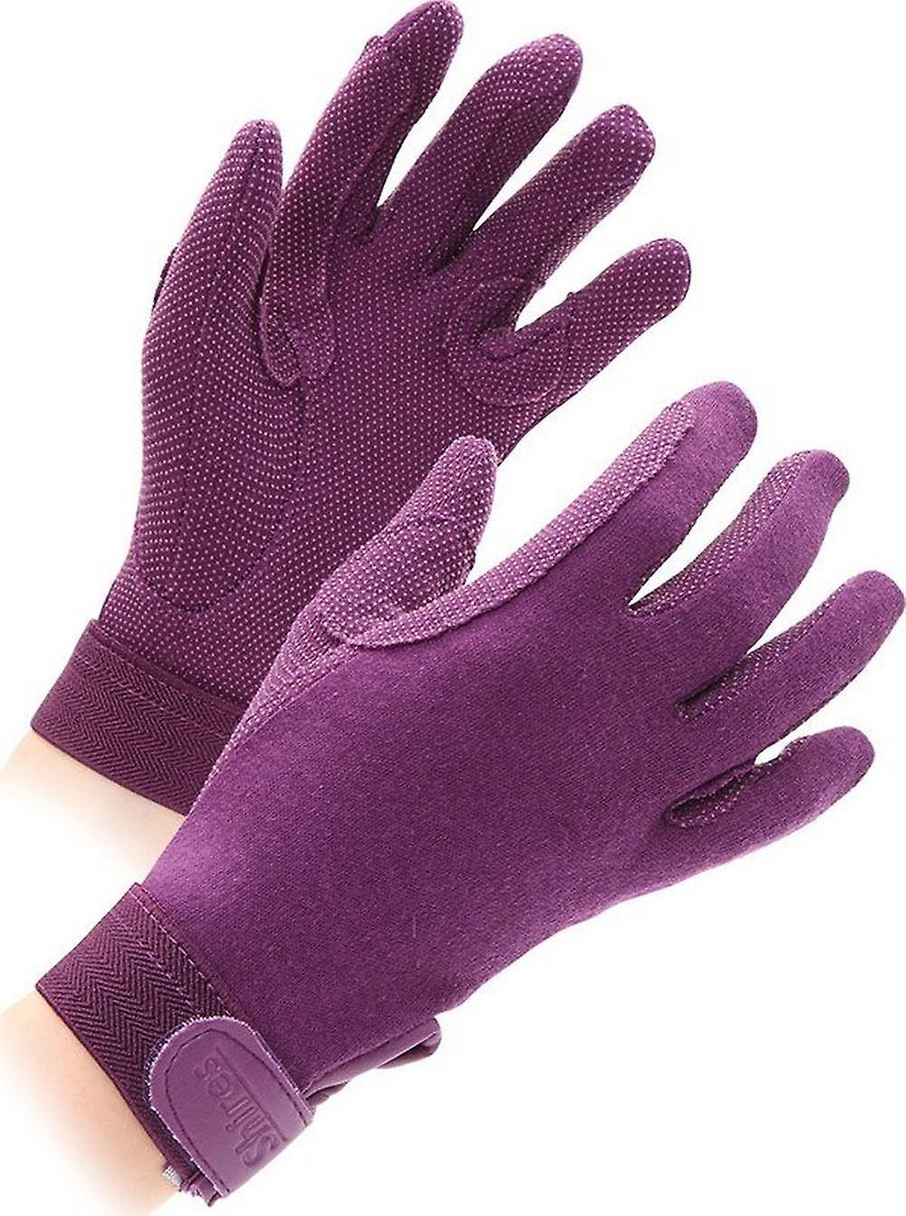 Shires Kids' Newbury Gloves Purple S