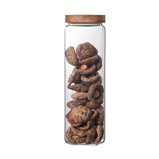 Slowmoose Bamboo Lid Glass Airtight -canister Storage Bottles 1600ml