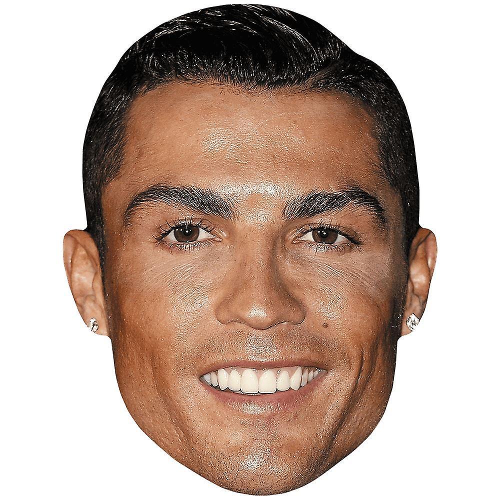 Celebrity Cutouts Cristiano Ronaldo (Smile) Celebrity Mask, Flat Card Face