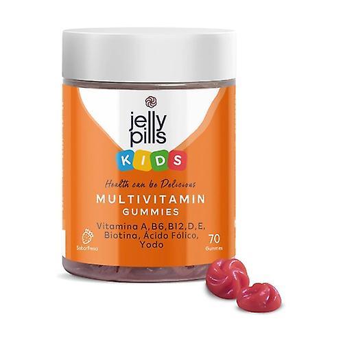 Jelly Pills Kids Multivitamin Gummies 70 Jelly beans (Strawberry)