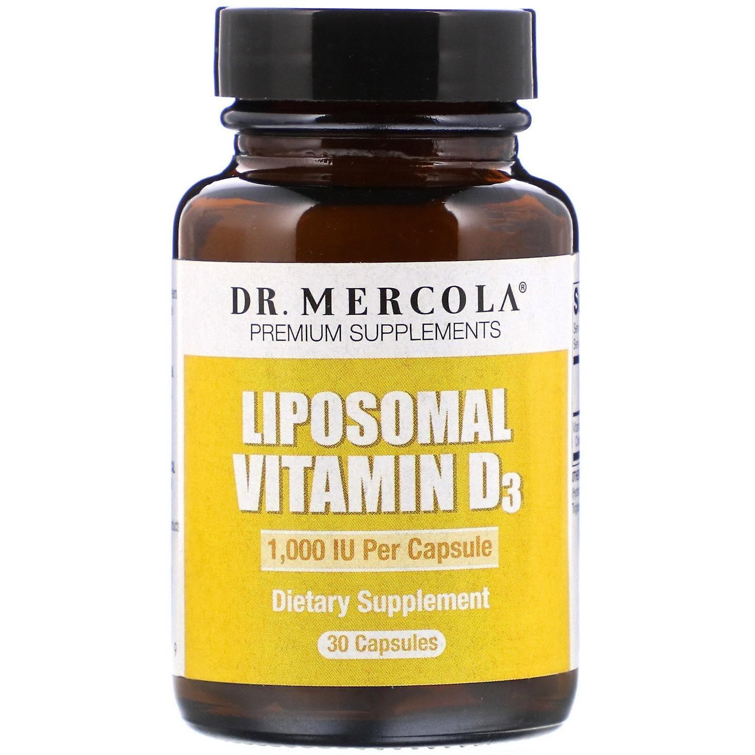 Dr. Mercola, Liposomal Vitamin D3, 1,000 IU, 30 Capsules