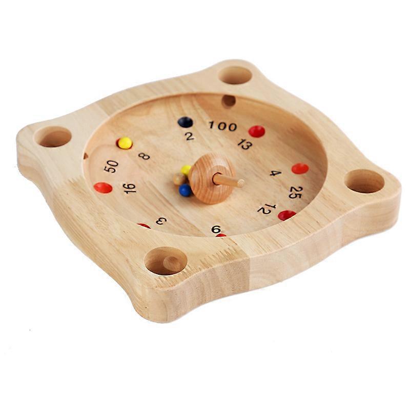 Phwj Tyrolean Roulette - Spinning Top Game - Skill Game - Board Game - Wooden Board Game