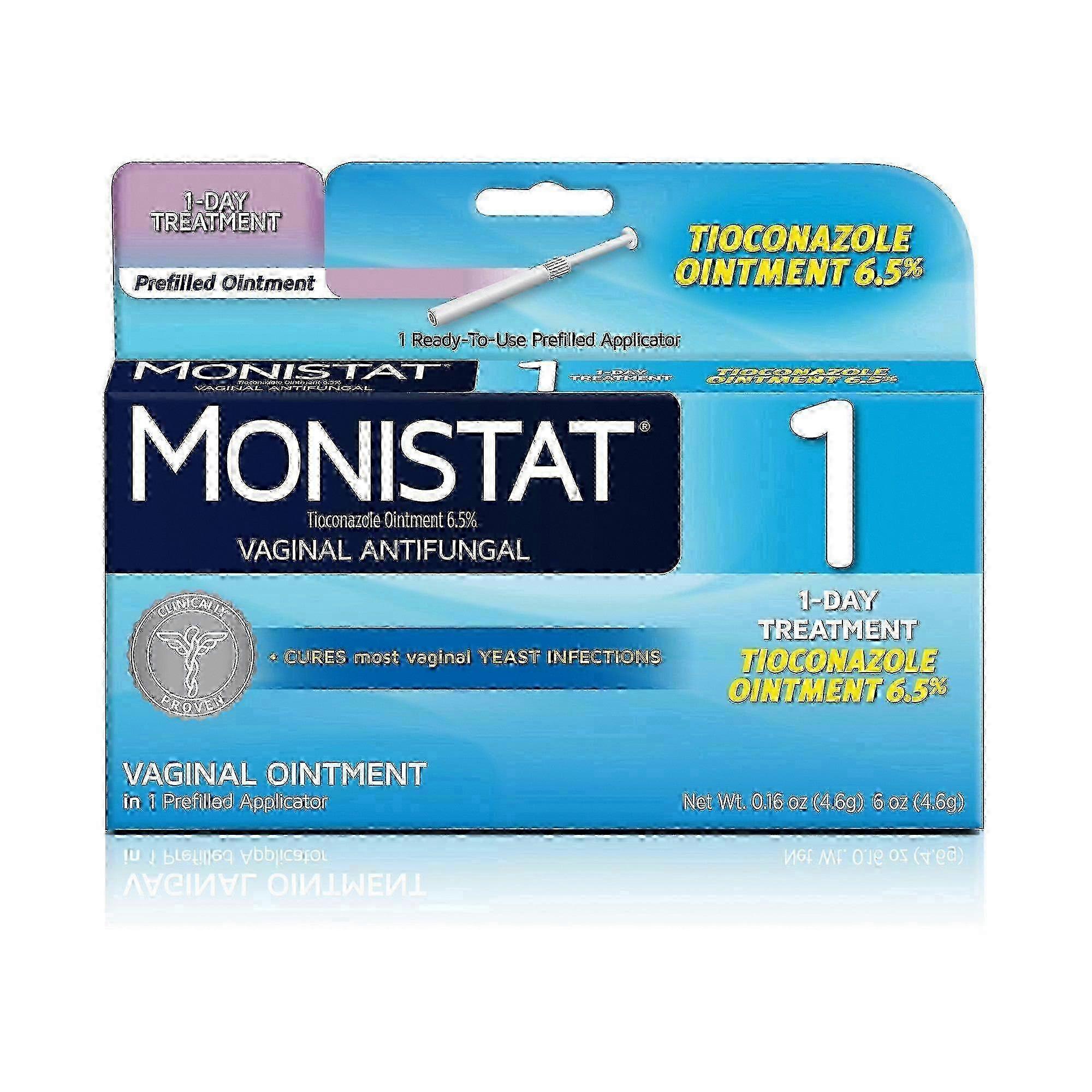 Monistat 1 vaginal antifungal, prefilled applicator, 1 ea