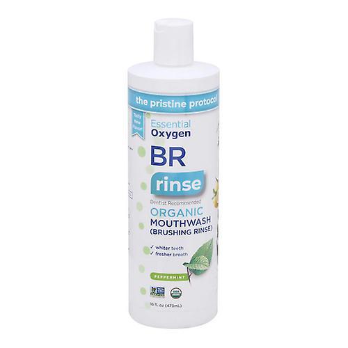 Essential Oxygen Organic Brushing Rinse Peppermint, 16 Oz (Pack of 1)