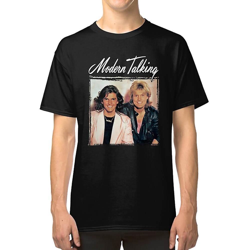 RockShark Modern Talking band T-shirt black L