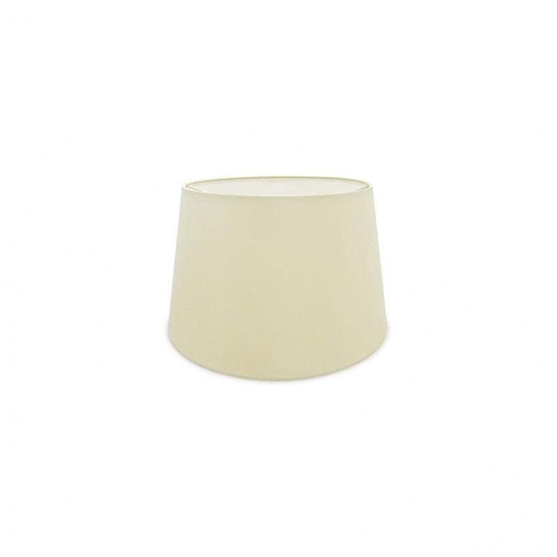 Volani 35 Cm Conical Fabric Lampshade Ivory Pearl/white Laminate