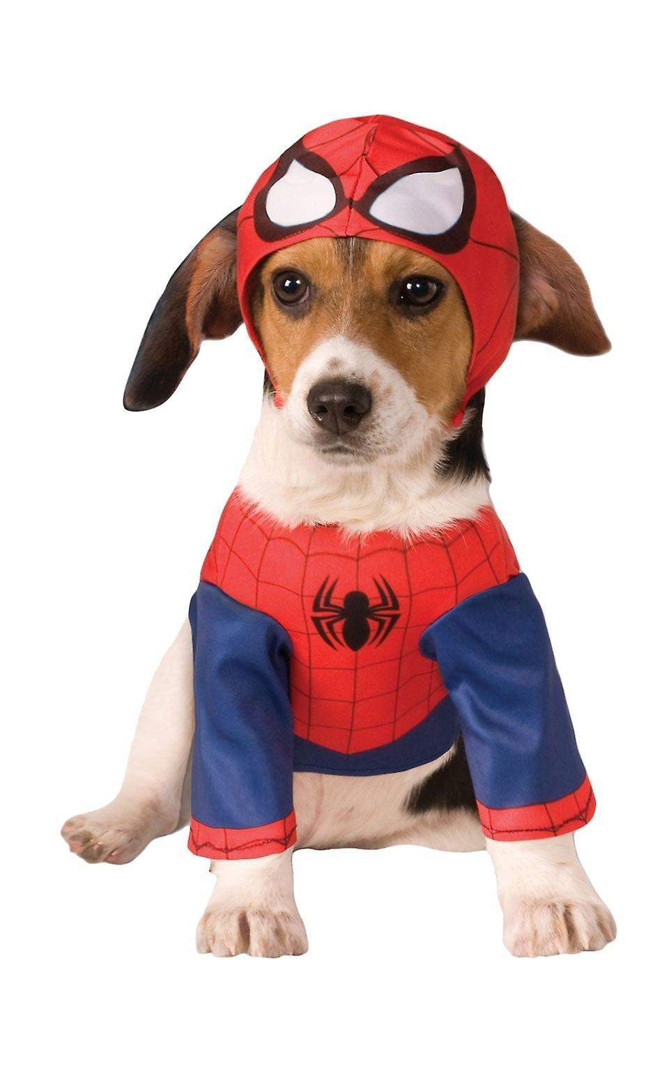 Rubie's Spiderman Pet Dog And Cat Costume 580066m Medium