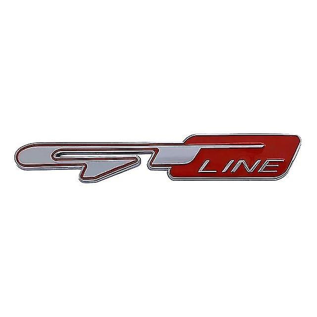 Guangzhou Yunlong Trading Co., 3d Metal Gt Line Logo Car Fender Trunk Badge Decal For Peugeot 5008 308 3008 108 208 508 2008 Gt Lin Silver Red