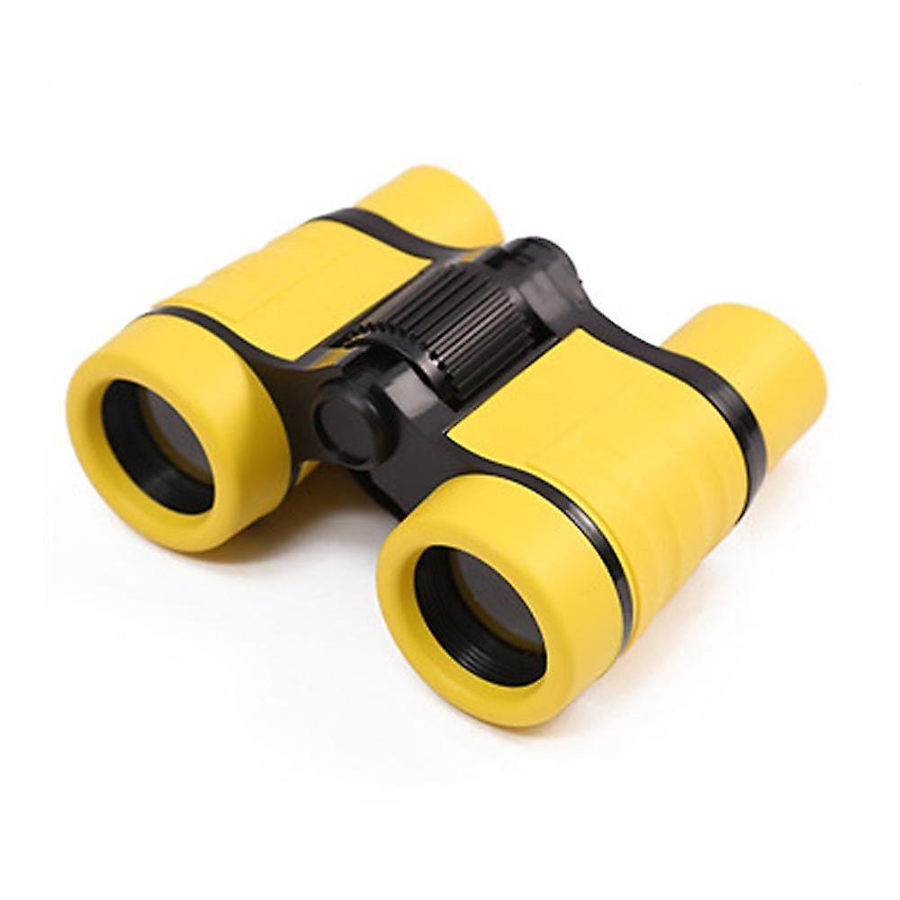 Eocici Kid Binoculars Telescope Anti Skid Rubber Grip Watching Gift Yellow