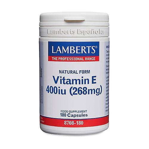 Lamberts Vitamin E 400 IU 180 capsules