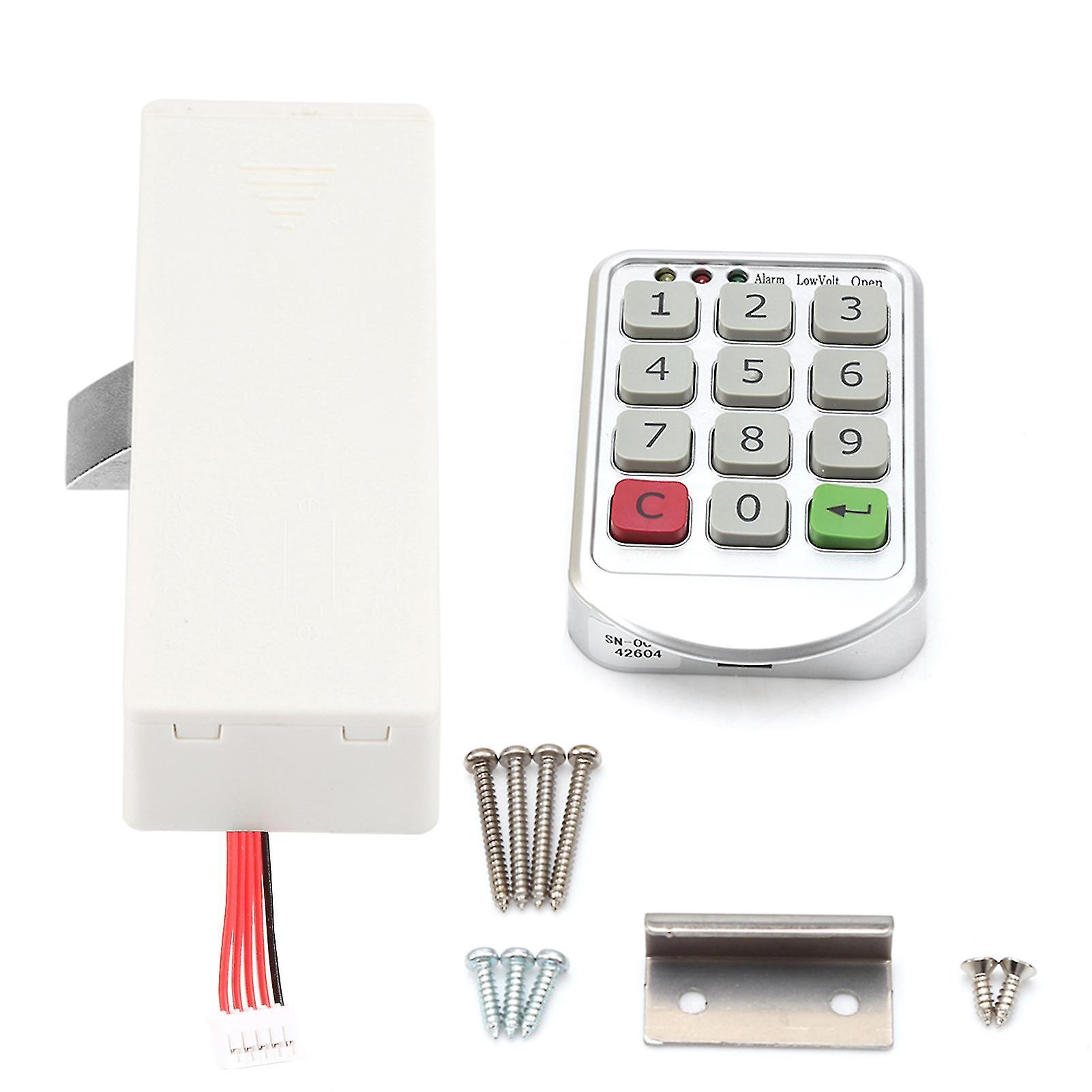 Cabinet Lock with Code Digital Electronic Password Keypad Cabinet Door Lock with Intelligent Code