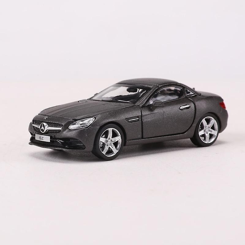 Lf 1/64 Mercedes Slc  Door Open The All Doors Simulation Diecast Model Car To Collect Toys Toy Cars GRAY