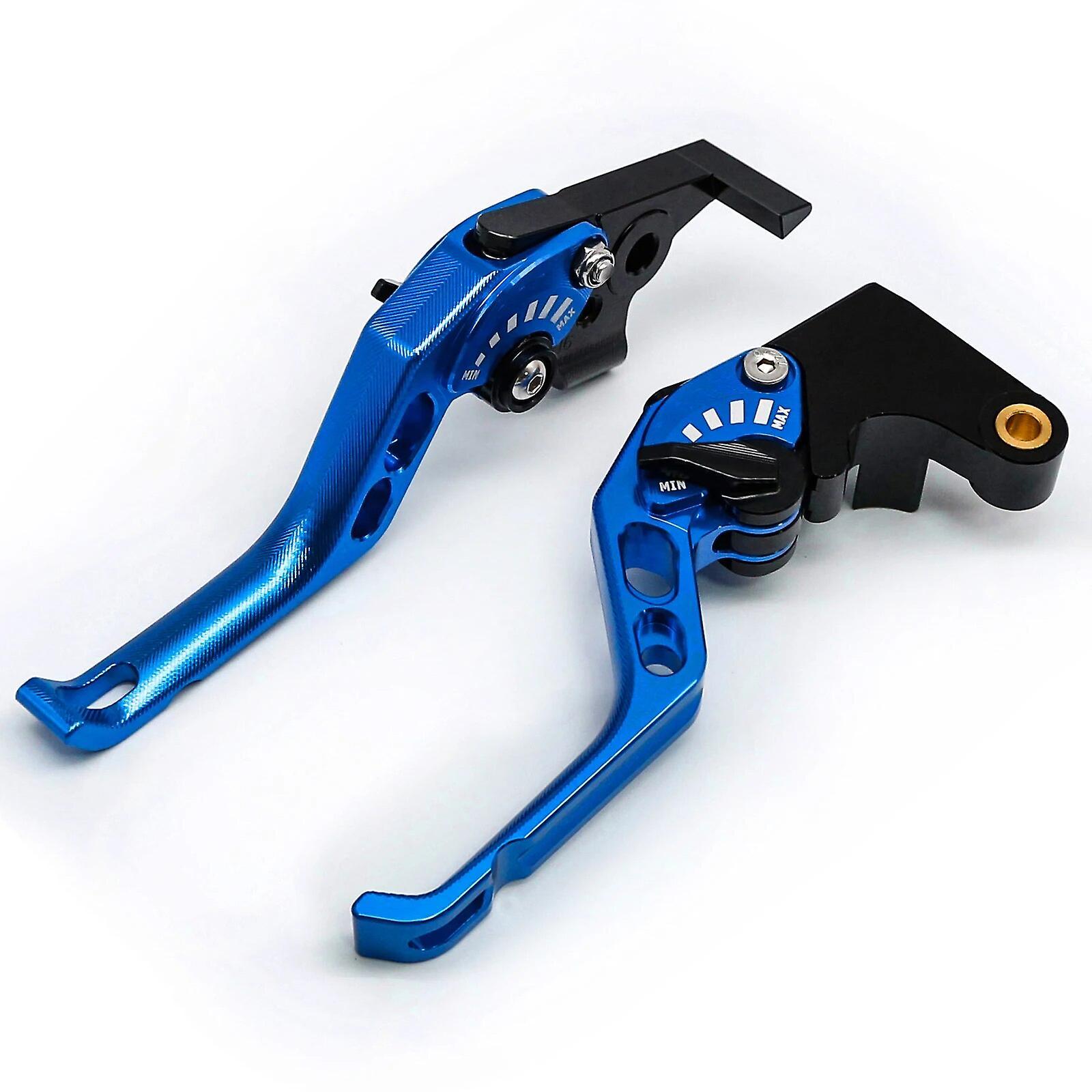 Youping For Yamaha YFM 700 Raptor 700R 2008-23 5D Motorcycle Brake Clutch Levers Adjustable Brake Clutch Lever Accessories Blue