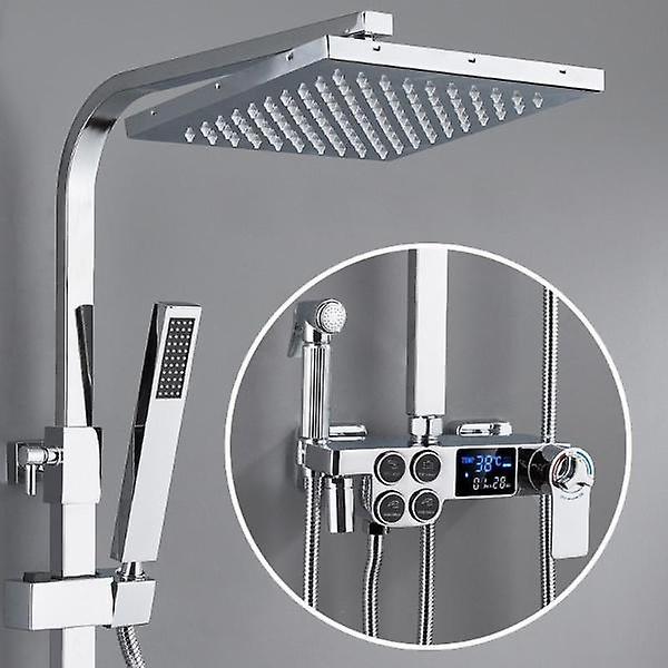 Slowmoose Hot And Cold Digital Shower Set- Faucet Digital System D4-thermostatic