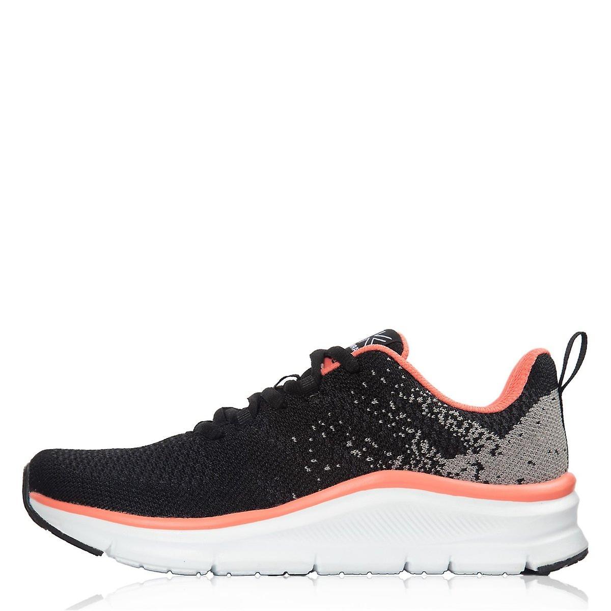 Karrimor Duma 6 Junior Girl Running Shoes Black/Coral UK 3