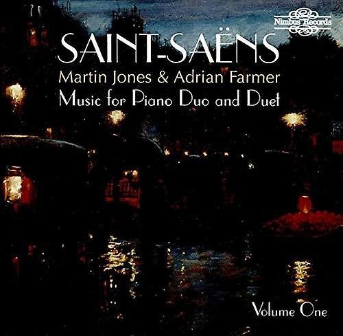 Nimbus Records Saens / Jones / Farmer - Saint-saens: Music For Piano Duo & Duet  [COMPACT DISCS] USA import