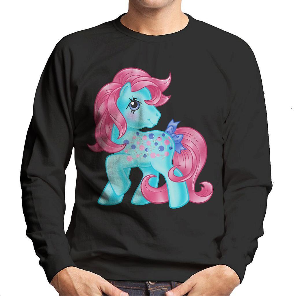 My Little Pony Lollipop Design Men's Sweatshirt Black Medium