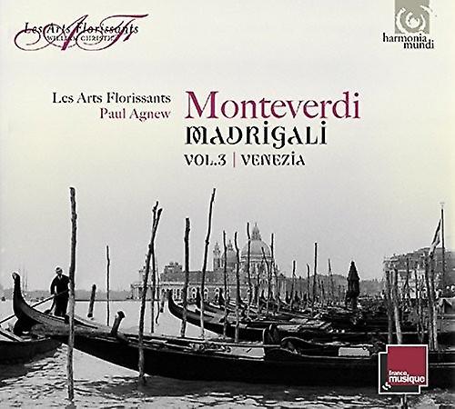 Harmonia Mundi Monteverdi / Les Arts Florissants - Monteverdi: Madrigals, Vol.3 - Venezia  [COMPACT DISCS] USA import