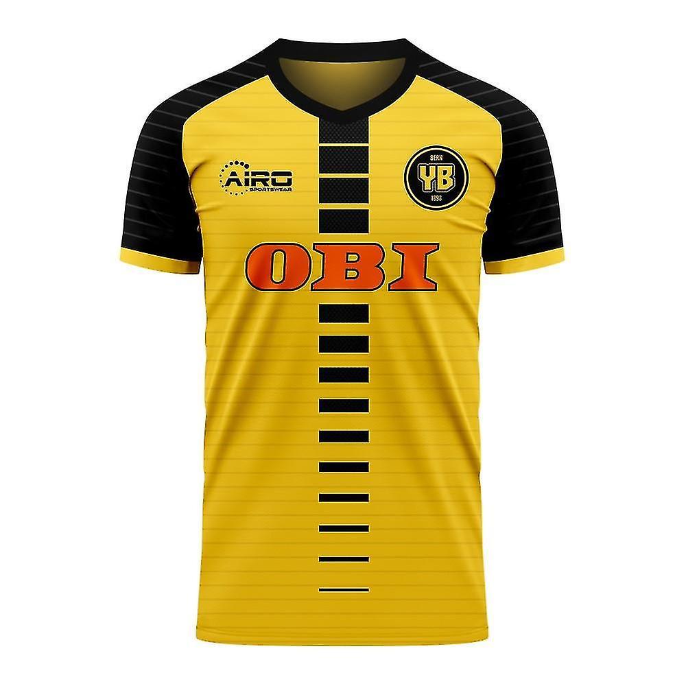 Airo Sportswear Young Boys 2024-2025 Home Concept Football Kit (Airo) - Little Boys Yellow SB 4/5yrs (104-110cm)