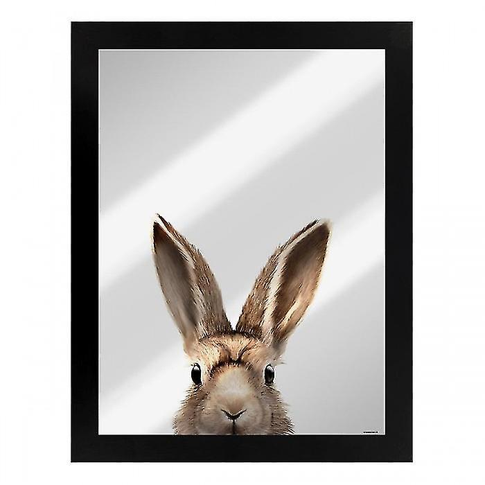 Inquisitive Creatures Hare Mirrored Plaque