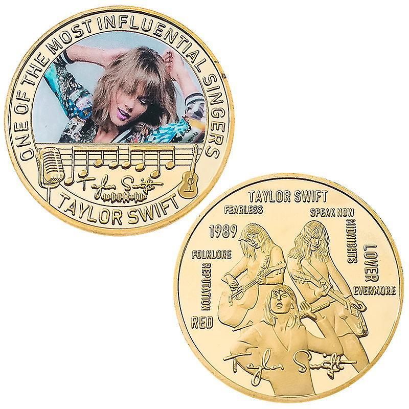 Jnnjv Taylor Swift Commemorative Coin Set Collection Gift Badge Metal Craft Commemorative Medal Taylor Swift 9