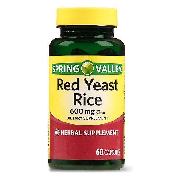 Spring Valley Red Yeast Rice Capsules, 600 Mg, 60 Ct