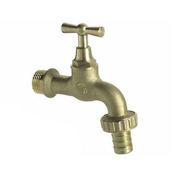 PEPTE 1/2" 3/4" BSP Brass Hose Union Bib Tap With Hose Adaptor