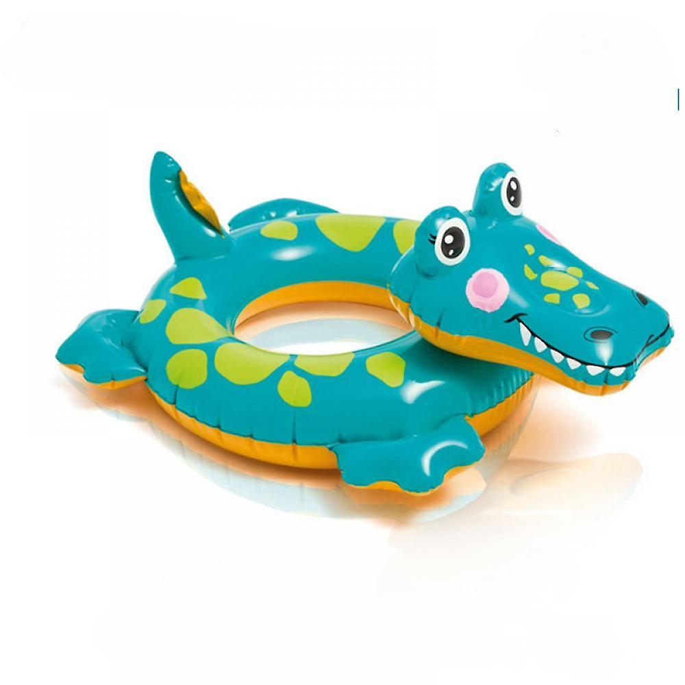 Aespa Children's Inflatable Swimming Ring, Inflatable Swimming Ring, Inflatable Swimming Buoy, Summer Swimming Pool And Beach Supplies (Crocodile)