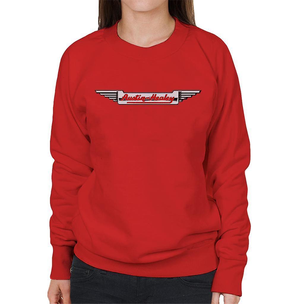 Austin Healey Logo British Motor Heritage Women's Sweatshirt Red XX-Large