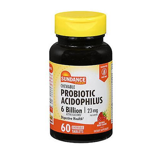 Sundance Probiotic Acidophilus Chewable Tablets, 60 Tabs (Pack of 1)