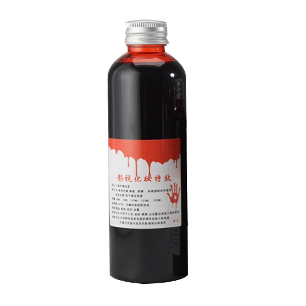 Sinknap 30/60ml/100ml/120ml Fake Blood Liquid Bottle Stage Prank Theatrical Cosplay Props 100ML Stale Blood