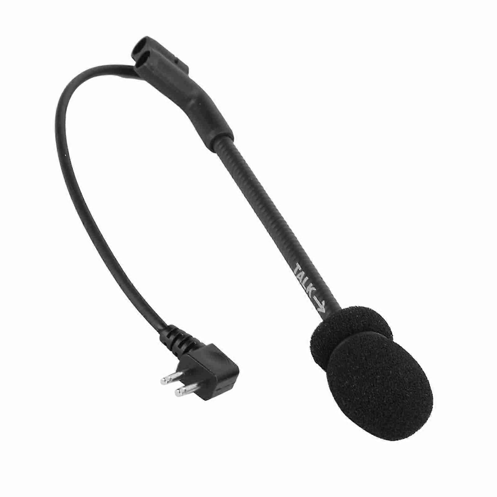 Aespa Black Z Tactics Microphone MIC 2 Pin for Comtac II H50 Noise Reduction Headset Clear Sound