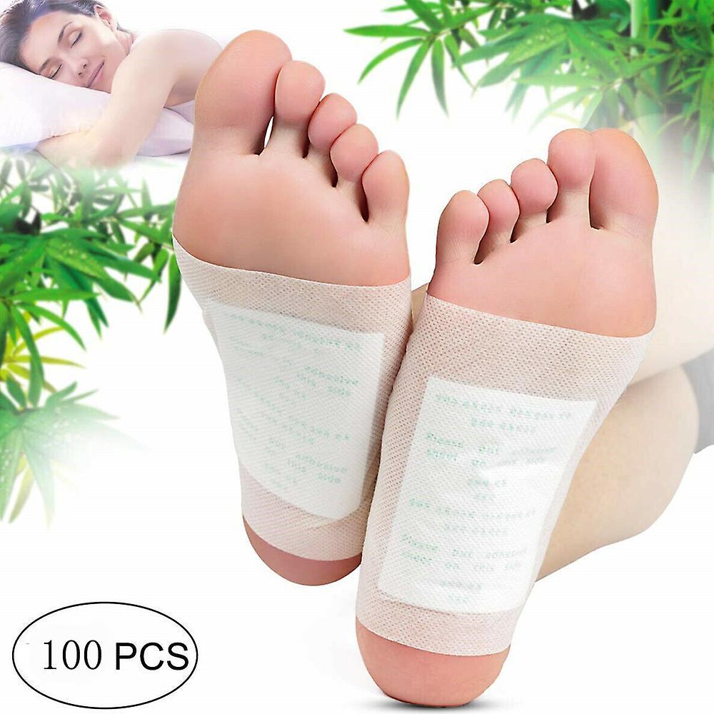 Sxbd 100 Detox Foot Patches - Foot & Body Detox - Muscle Pain Relief - Better Sleep