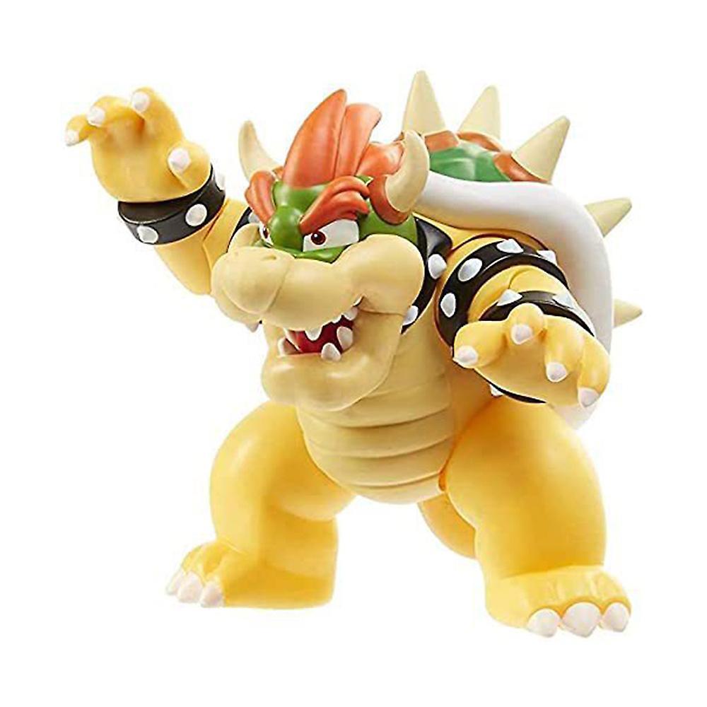 Vicbuy Super Mario Bros Collectible Model Doll Ornament Mario Luigi Yoshi Peach Mushroom Pvc Action Figures Toys Kids Birthday Gifts Bowser Koopa