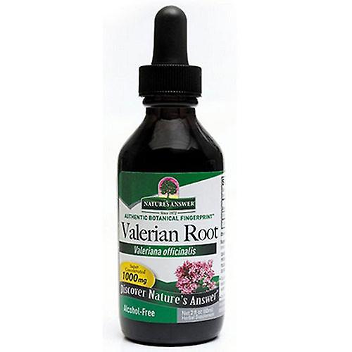 Nature's Answer Valerian Root, ALCOHOL FREE, 2 OZ (Pack of 1)